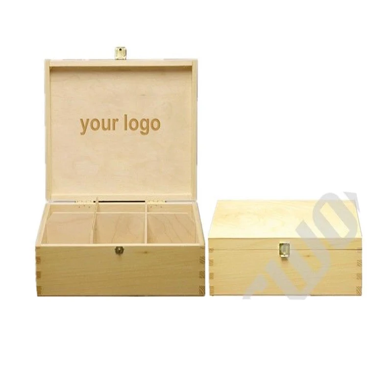 
Hinged plywood tea storage box,Tea gift package 