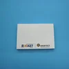 custom small size adhesive notepad with company logo and website