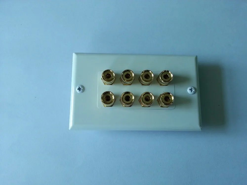 Banana Binding Post Jacks Wall Plate Buy Usa Audio Wall Plate,Banana