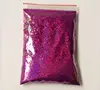 Holographic Rose red Glitter Powder for Nail Art Decorations