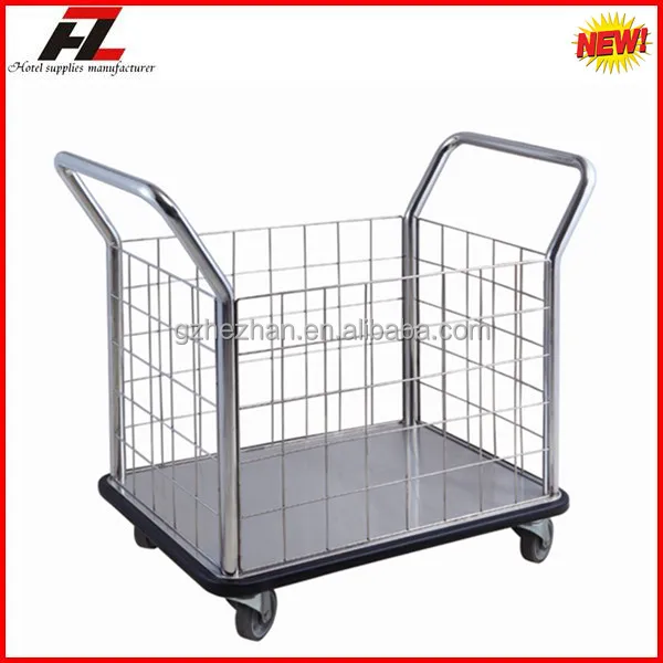 Laundry Trolley Design | hot sale stainless steel laundry trolley for linen Laundry Trolley Design | hot sale stainless steel laundry trolley for linen