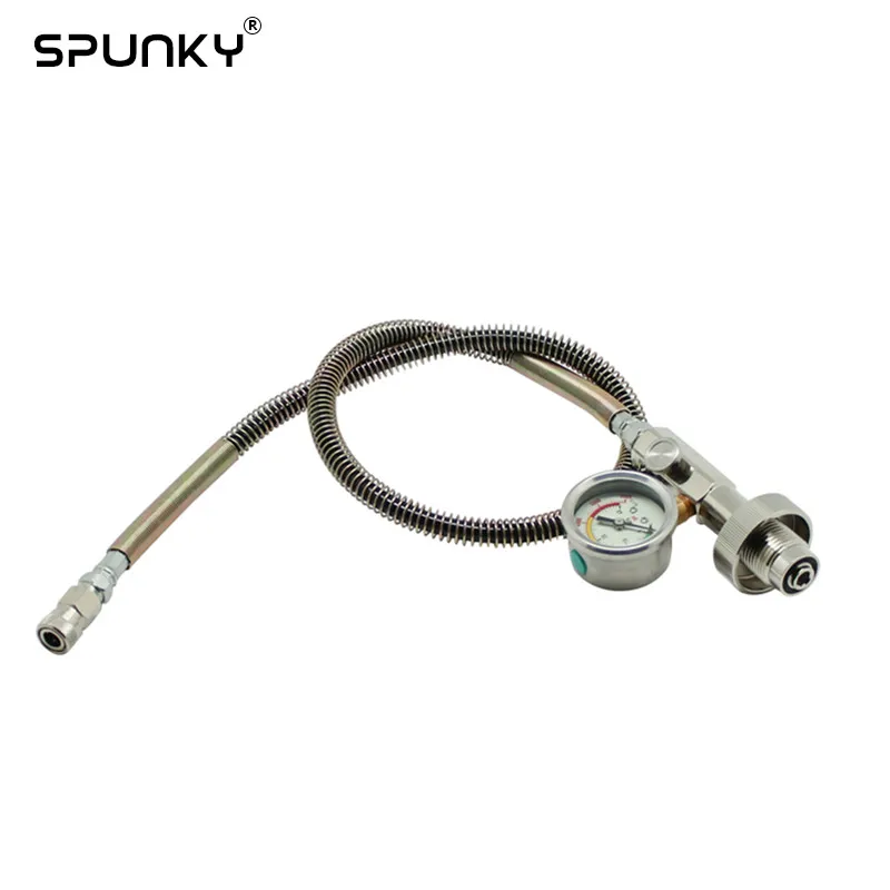 Paintball 77cm Pcp High Pressure Big Gas Cylinder To Small Cylinder Din