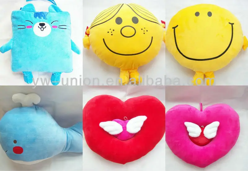 m&m's character face pillow plush