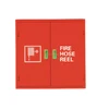 Steel Fire Hose Reel Box/ Top Quality Fire Fighting Double door Cabinet