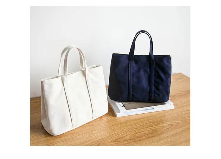 Wholesale Canvas Tote Bag Waterproof Canvas Brand Modern Women Handbag