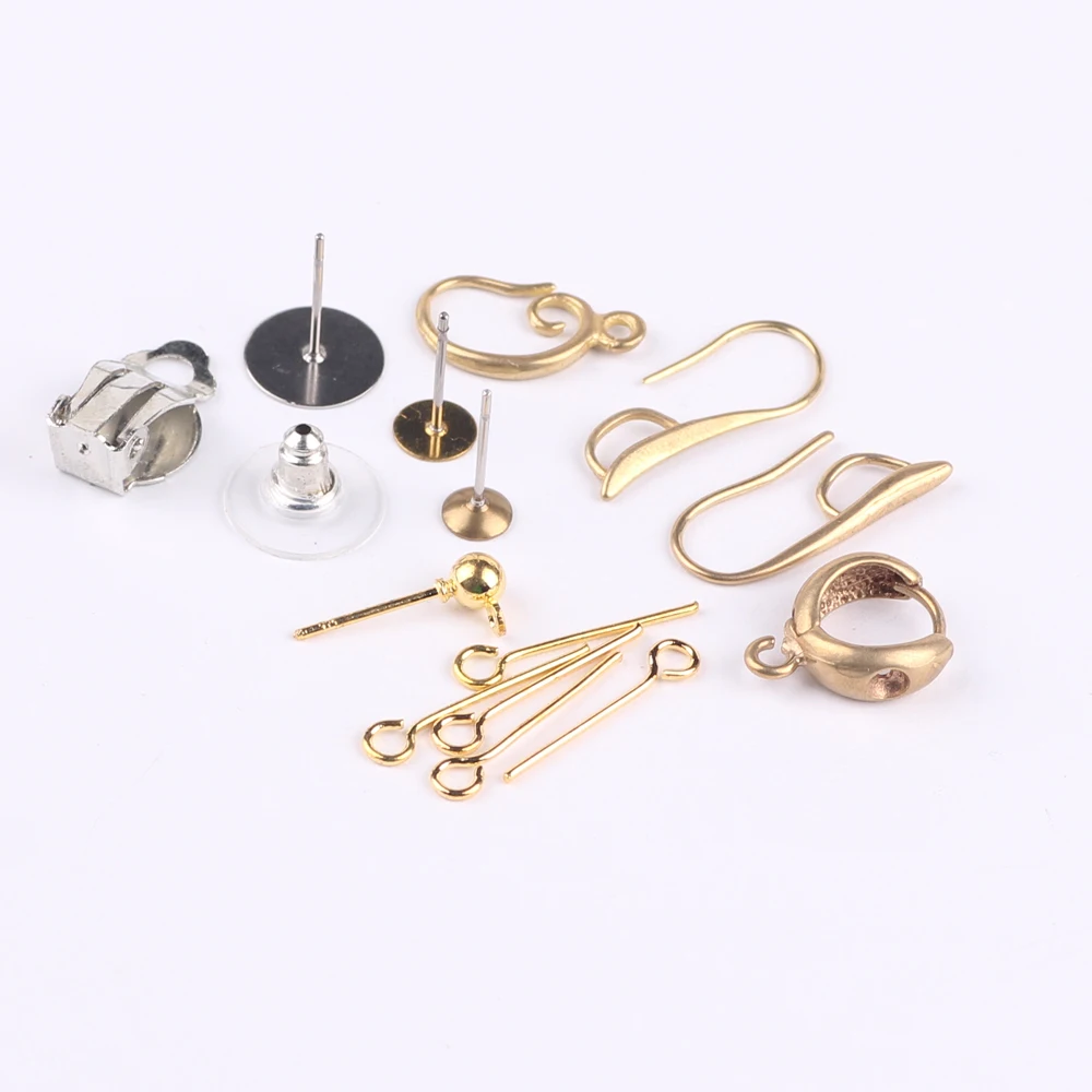 200PCS French Earring Loop Hoops Ear Wire Hook for Jewelry Making