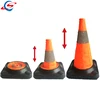 Simple use Orange Cloth Retractable pop up Safety Cone