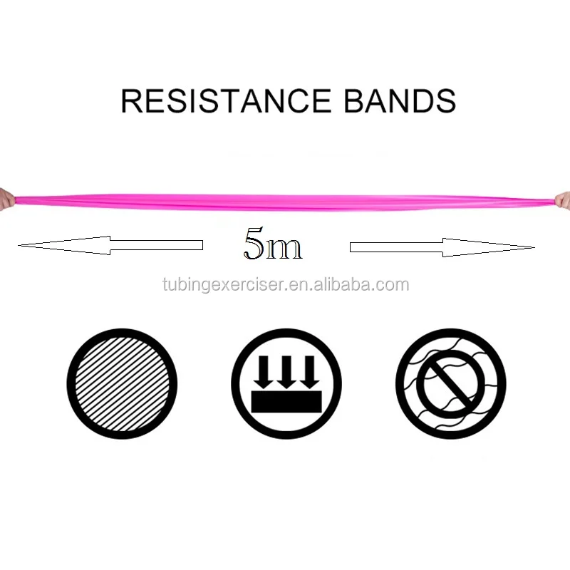 New products 100% latex fitness Yoga bands elastic sports band