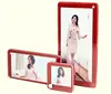 Clear crystal acrylic magnetic photo frame