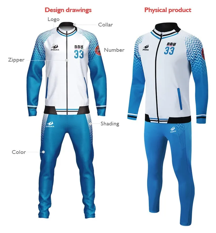 Best Tracksuit Custom Design Sport Sublimated Training Jacket Mens And ...