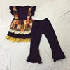 Two piece set women clothing ceiling clothes mounted hangers bule outfit african clothes