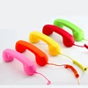 retro Coco phone handset, Wired cellphone handset, Radiation protection smart phone handset with volume adjustable