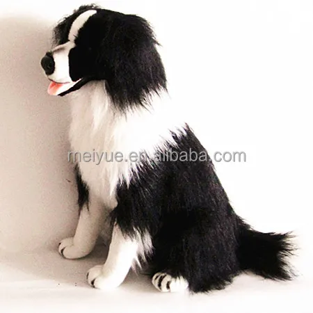 peluche chien border collie