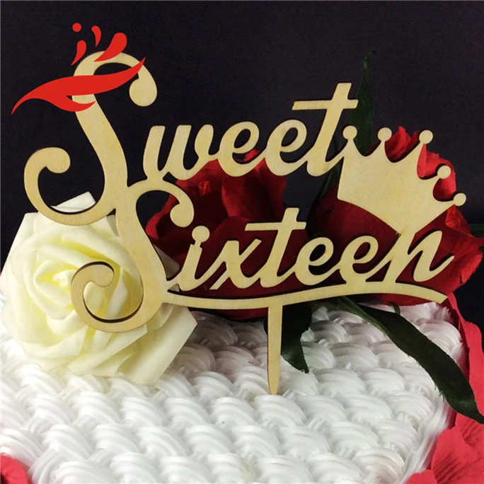 sweet16 cake topper