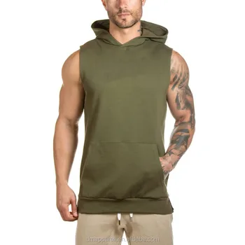 dri fit sleeveless hoodie