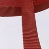 80m pre roll high quality hardness and toughness1inch width red PP webbing