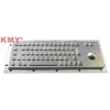 Water Proof IP 65 Rugged Metal Keyboard for Kiosk with Built in Trackball