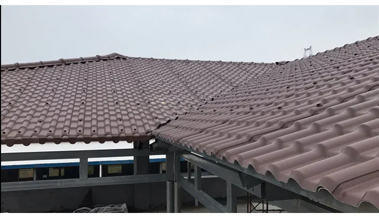 Farm House Building Material Corrugated Free Sample Impact Resistance Asa Pvc plastic resin Roofing tile Sheet easy to install