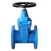 PN10 Cast Iron Non Rising Stem BS5163 Resilient Gate Valve