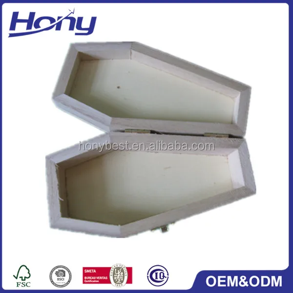 Sin Precio Barato De Artesanía Ataúd De Madera De Forma De Caja De