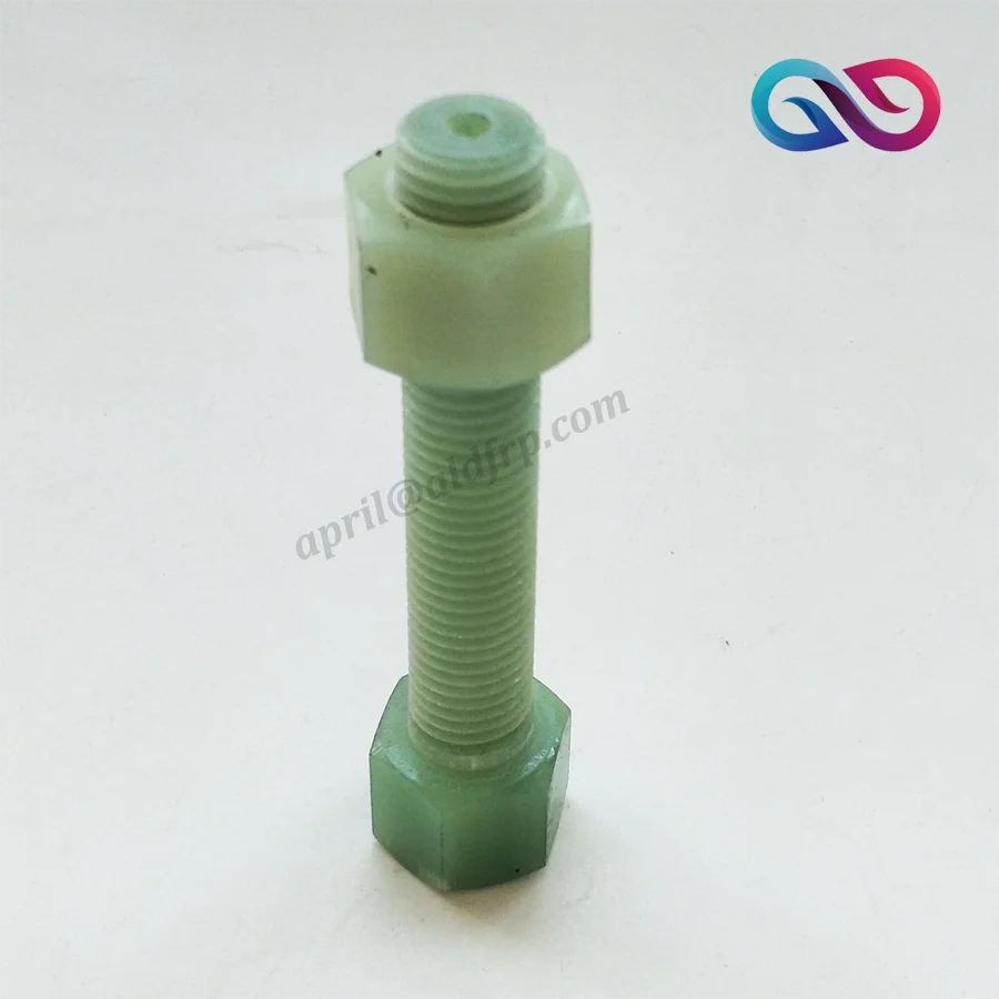 Carbon Fiber And Vinyl Ester Resin Bolt And Nut Frp Hex Bolt Wheel Bolt