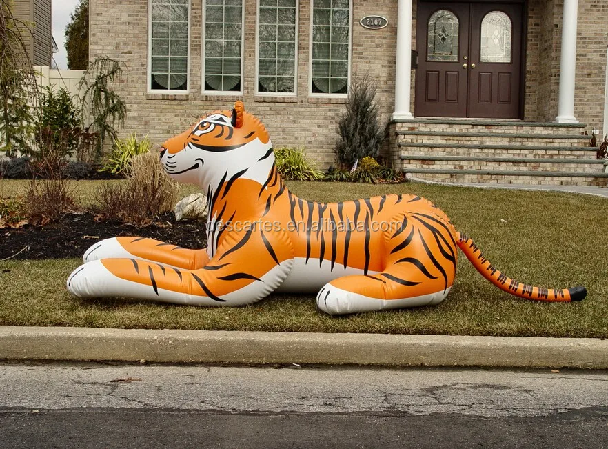 1.8m Pvc Replica Giant Inflatable Tiger For Kids Play Buy Replica