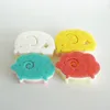 Lovely sheep pig shape colorful soft non-scratch kitchen cleaning scrub sponge pad
