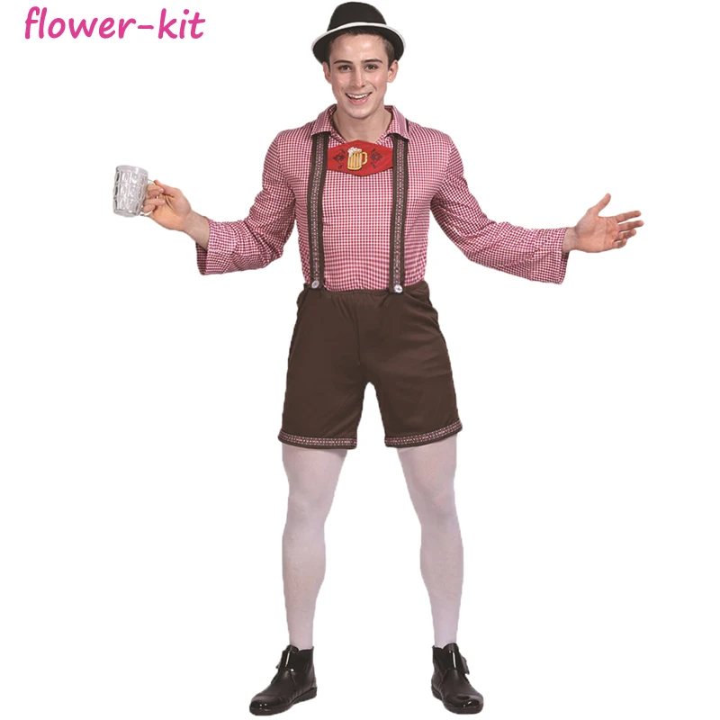 Men Green Poly Foam Beer Whisky Rum Bottle Costume Jumpsuit Adult Male