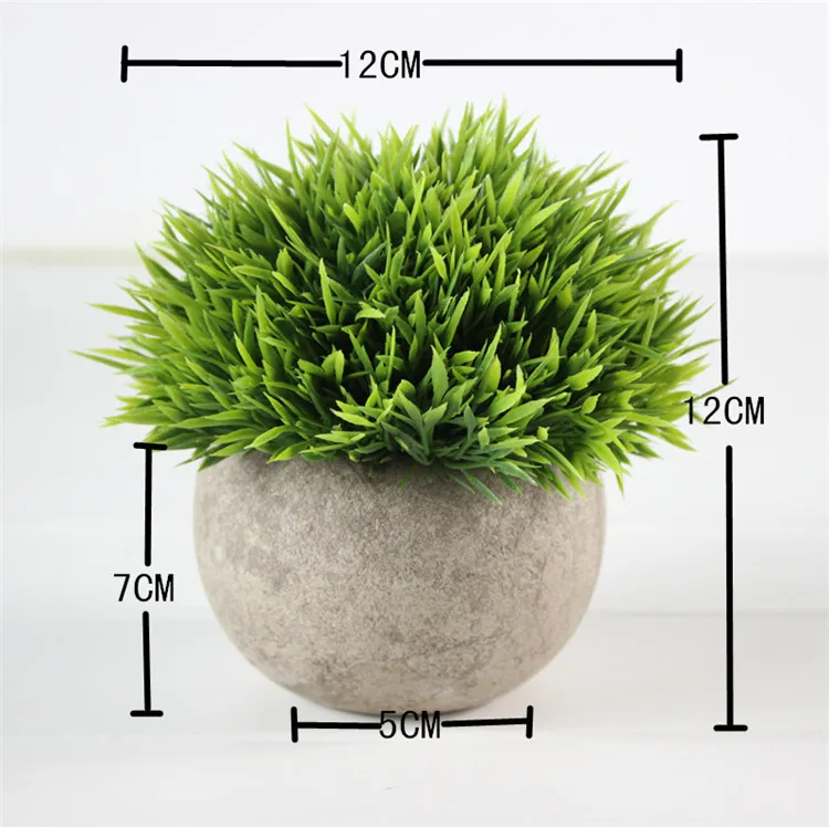 V3062 4 Pcs Mini Artificial Potted Plants Small Artificial Succulents