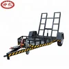 Customized factory sale flat pack trailer rice combine harvester transport trailer 3t