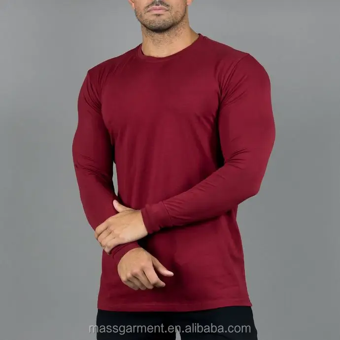 mens polyester spandex long sleeve shirts