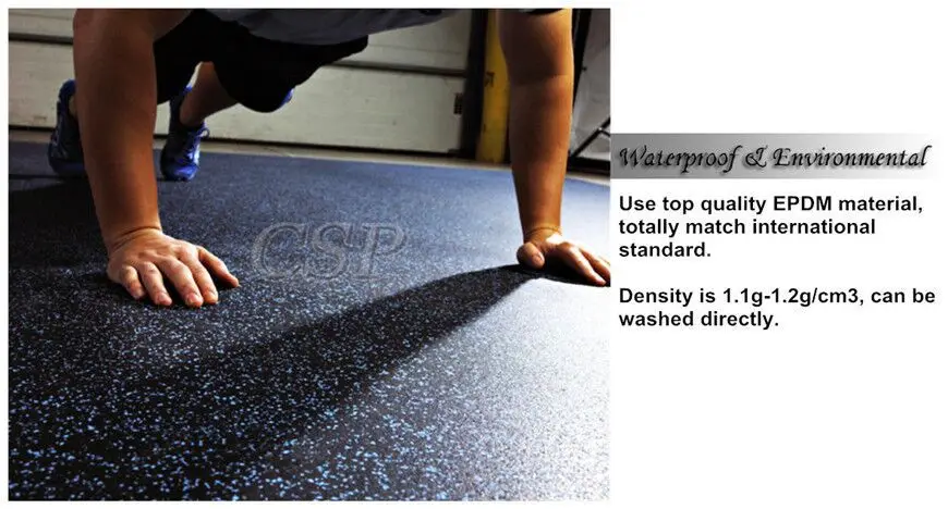 Welp Non-toxic Outdoor Rubber Matting Roll For Gym,Thin Rubber Matting BU-84