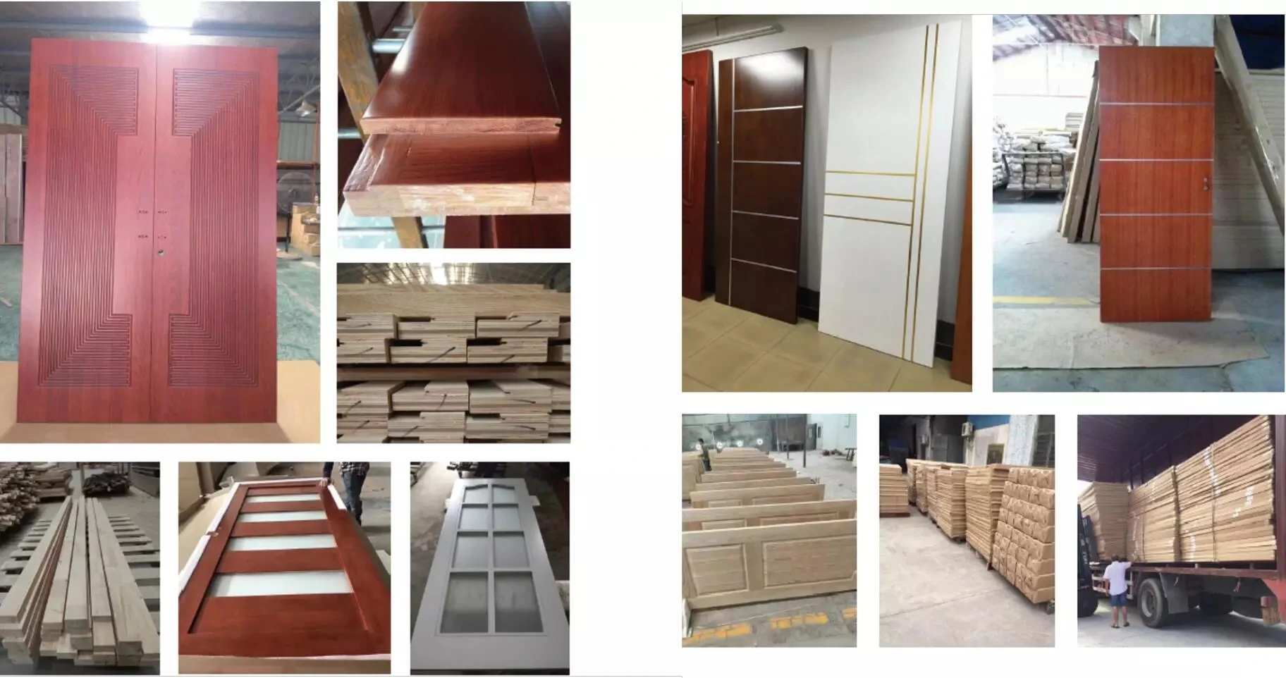 Modern style wholesale low cost interior solid wood door