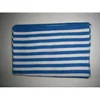 wholesale flat knitted striped pattern 100% cashmere knitted scarf