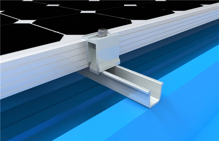 Enables Simple Solar Panel Rail Free Bracket For Metal Roof Pv Mounting ...