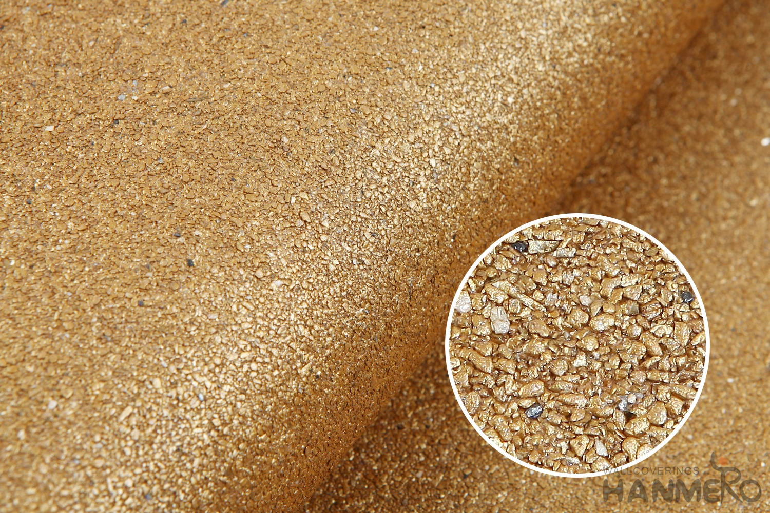 云母墙纸黄色壁纸防水浴室