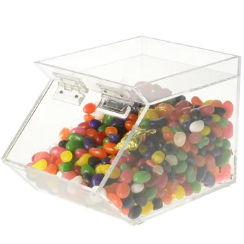 Clear Acrylic Stackable Candy Bin Candy Storage Container,Dispenser ...