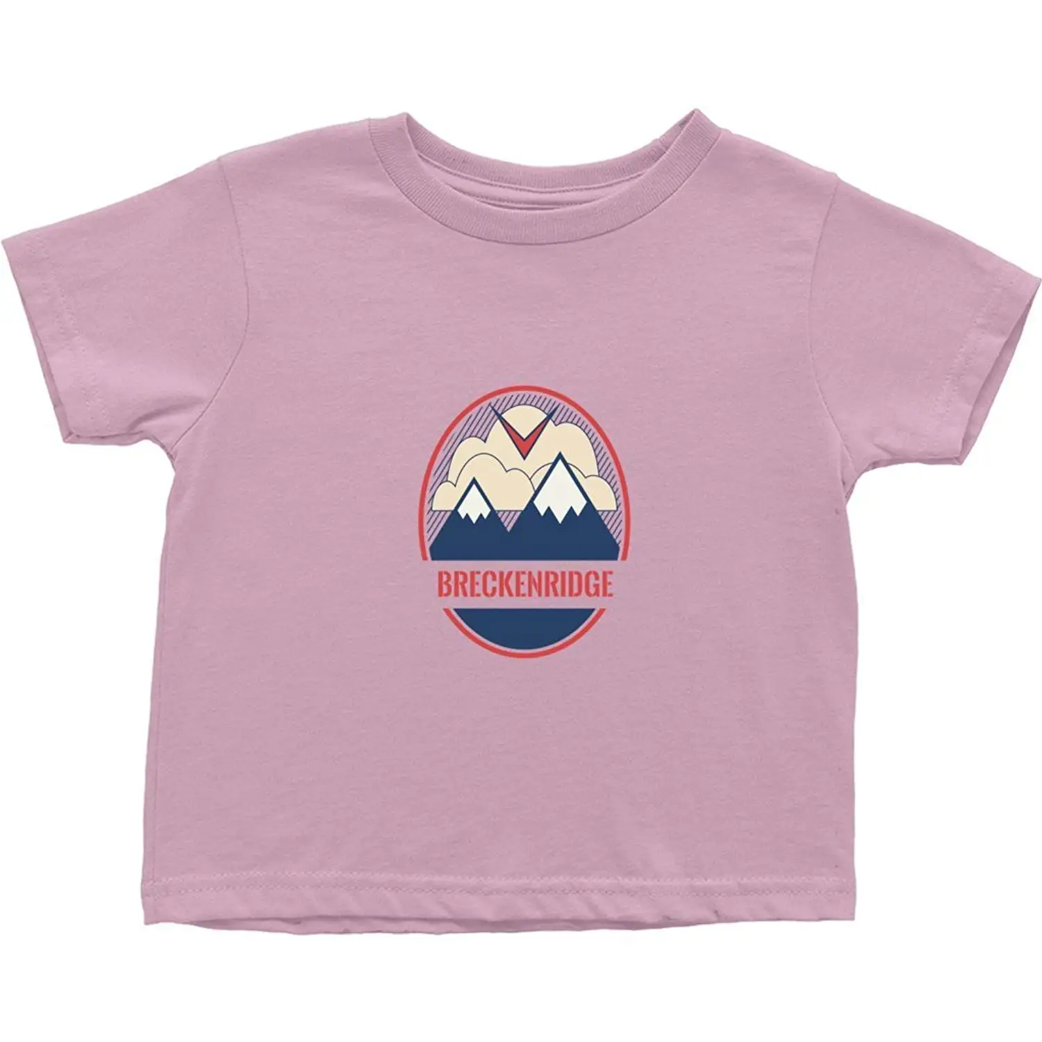Tenn Street Goods Breckenridge Colorado Mountain Badge Unisex Infant T-Shirt