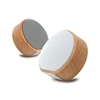 Portable Mini Wireless Wood Grain Round Wholesale 2018 High Quality Bluetooth Speaker