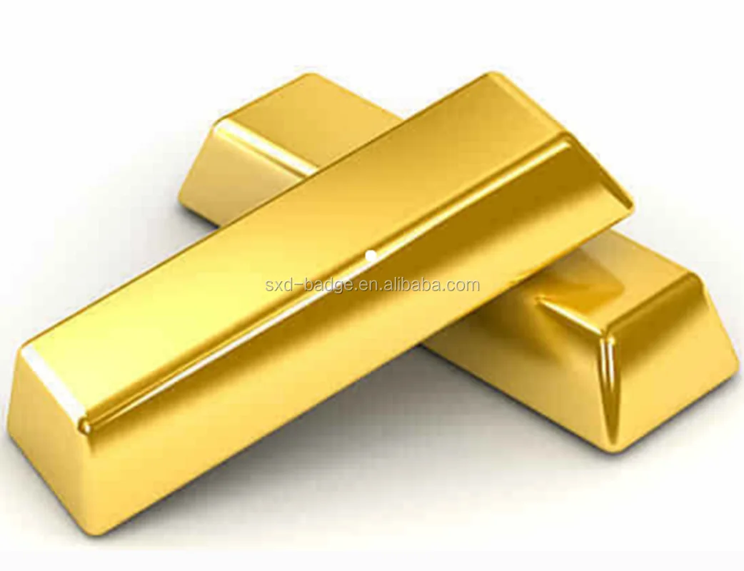 Custom 1 Oz Gold Bar /art&collectible Use And Plated Technique Tungsten