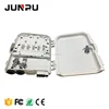 Junpu IP65 Ftth Distribution Terminal Fiber Optic Joint Box At 8 Ports Black Color