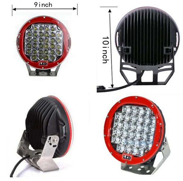 High Power Led Driving Light 9 Inch Hid 96w 185w Led Off Road Lights