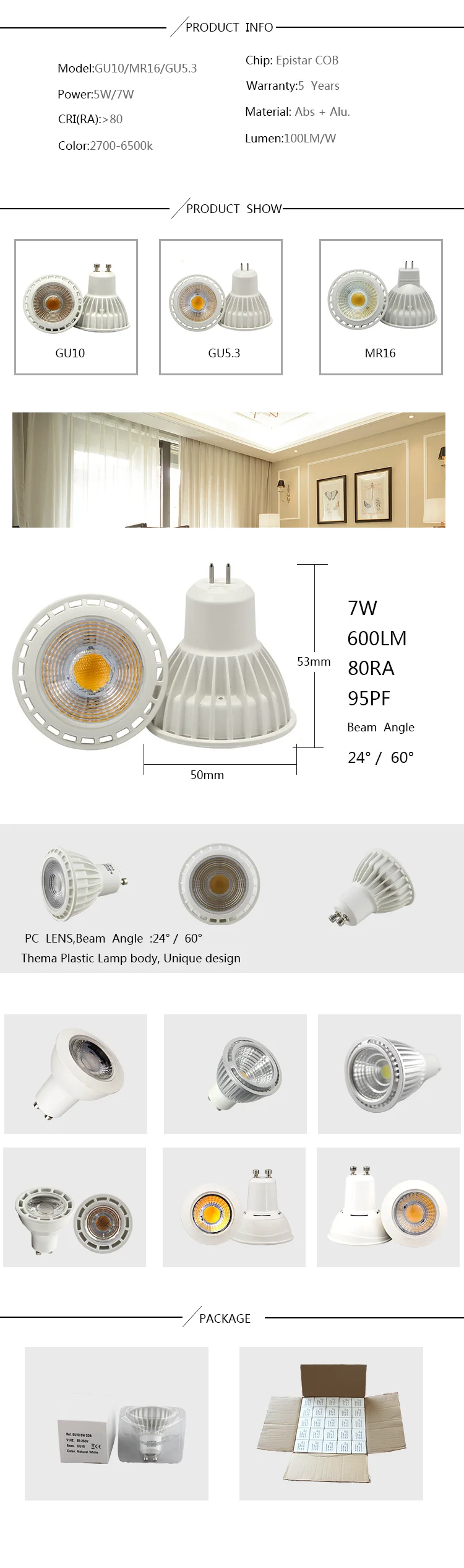 led spot details