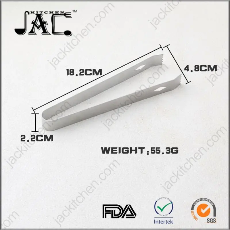 Washable Stainless Steel Pp Kitchen Salad Tongs