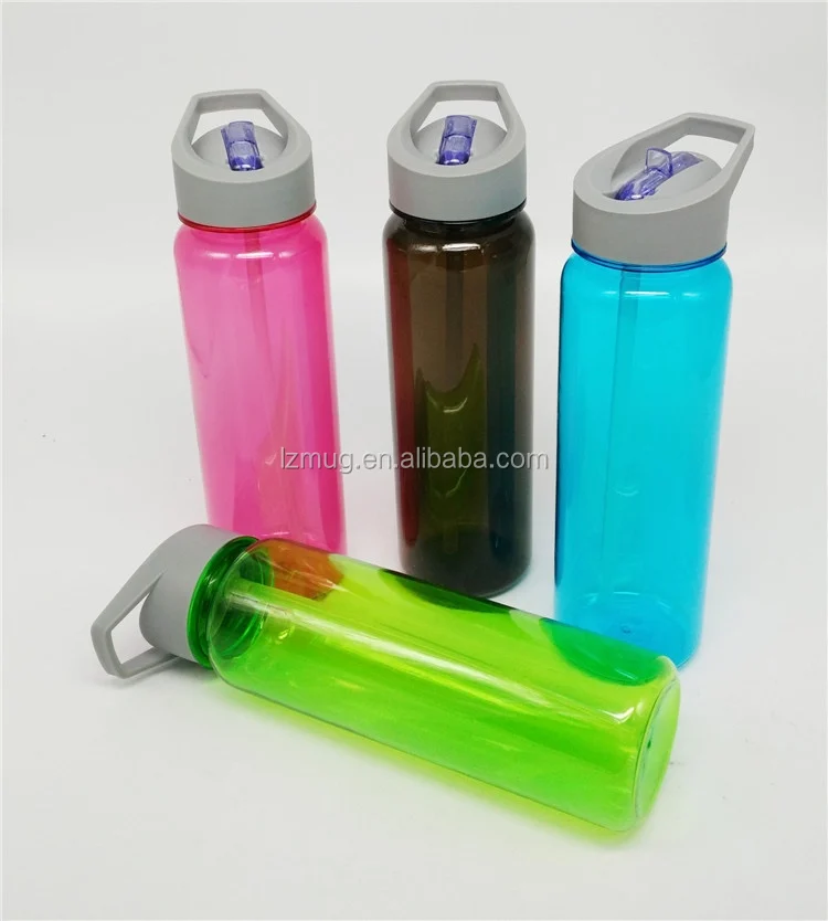 Bpa Free Flip Straw Plastic Water Bottle - Buy Flip Straw Plastic Water ...