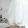 100% Polyester White Composition Chiffon Curtain Fabric