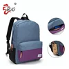 Customized canvas black cool school bag for children / laptop bags backpack