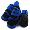 Autumn Winter Outdoor Anti Slip Waterproof Magic Stickers Leisure Large Pet Dog Shoes Boots