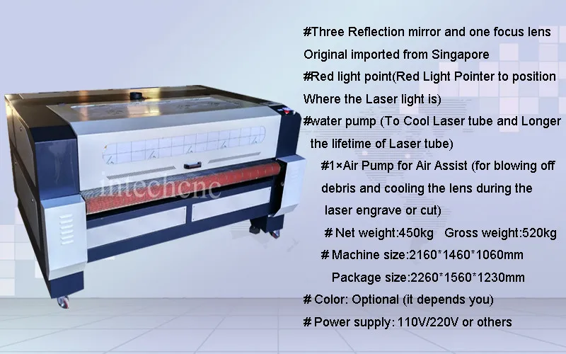 CE approval 1610 auto feeding laser cutting/metal laser engraving machine