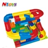 48 pcs marble Race Run Maze Ball Track Building blocks Plastic Funnel slide Big Size Bricks Compatible legoiingly duplo block